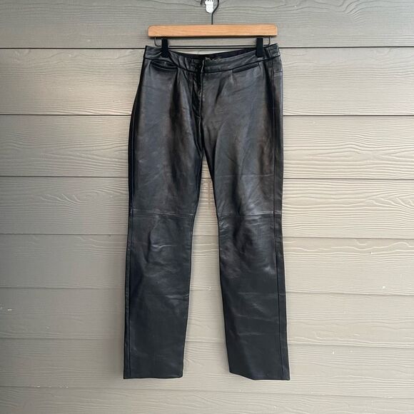 EUC BCBG Max Azria 100% genuine leather pants - Picture 2 of 12